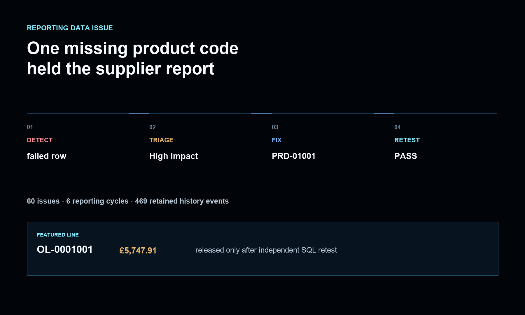 Promotional artwork for Reporting Data Issue and Retest Register; inspect the project page for native evidence.